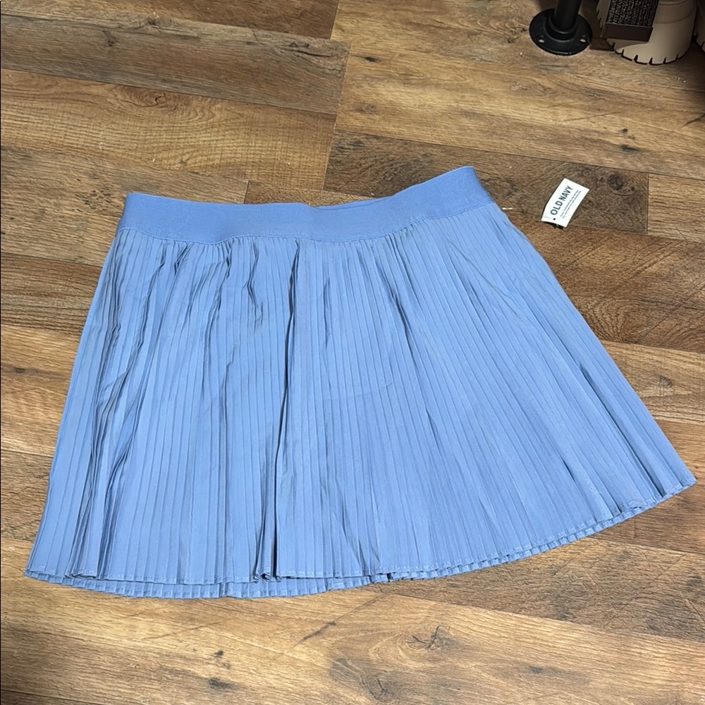 Old Navy Blue Pleated Tennis Workout Skirt